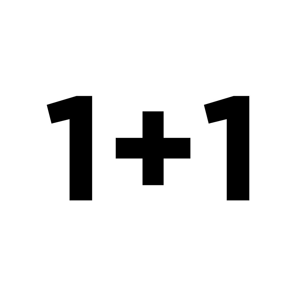 1+1